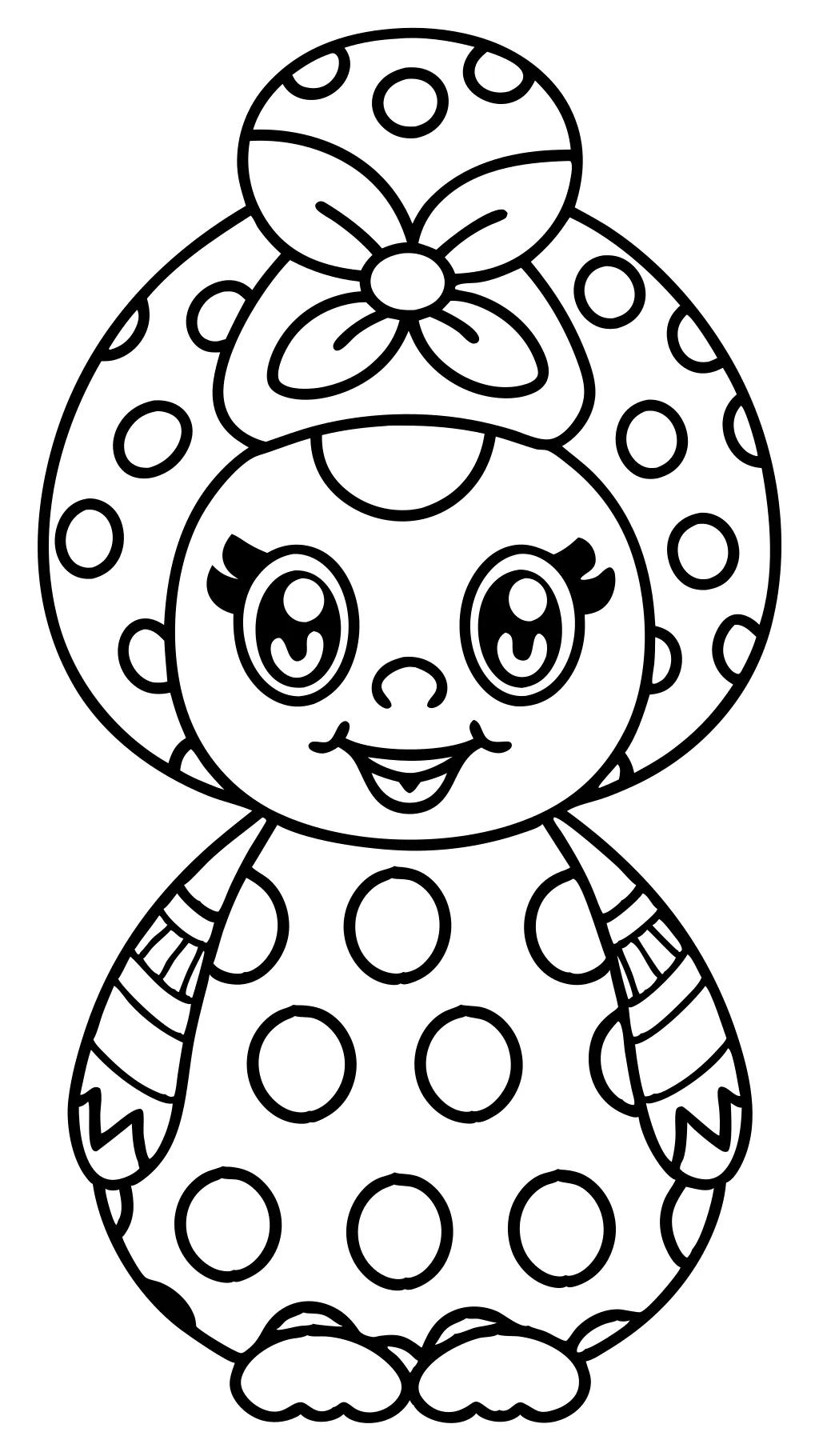 yayoi kusama free coloring page